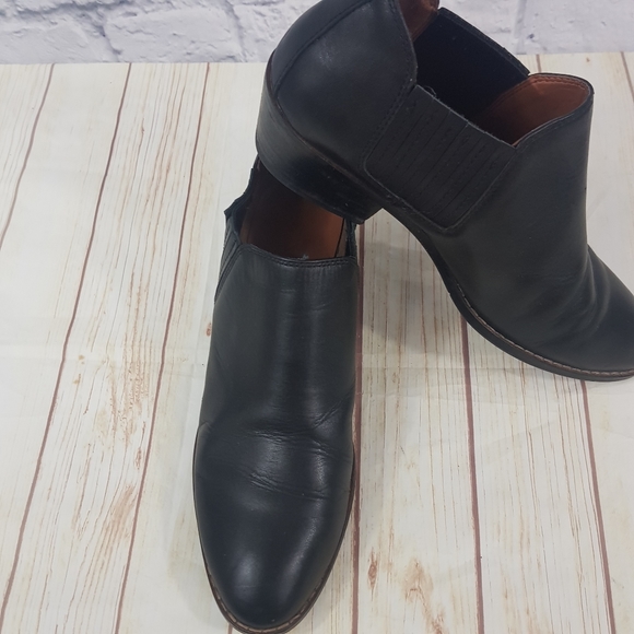 COACH Black Leather Ankle Booties - Picture 2 of 10